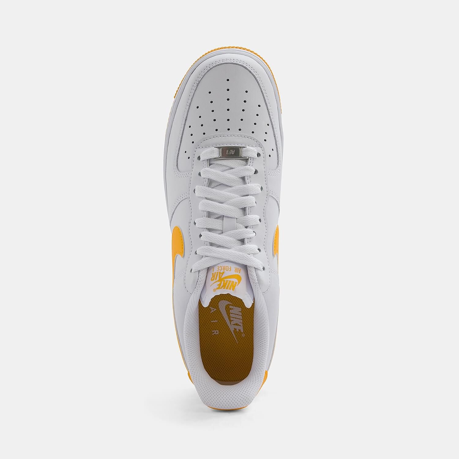 Nike Air Force 1 07 bianche e gialle AW LAB