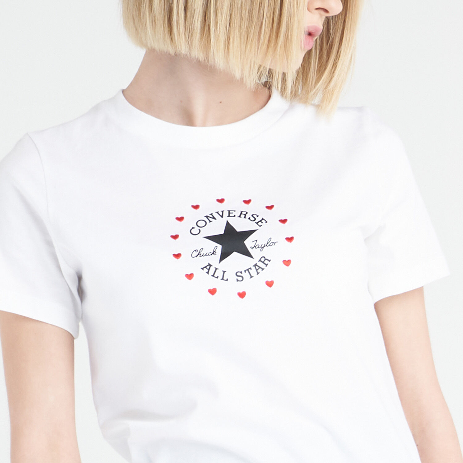 Converse magliette nera hot sale