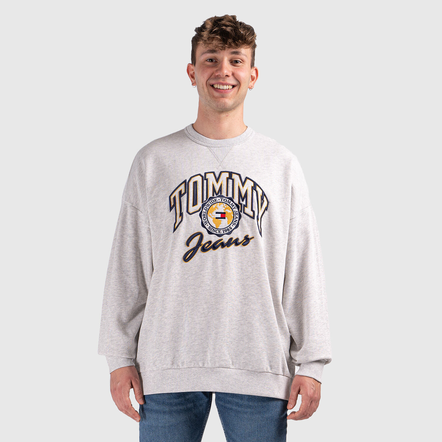 Felpa discount gialla tommy