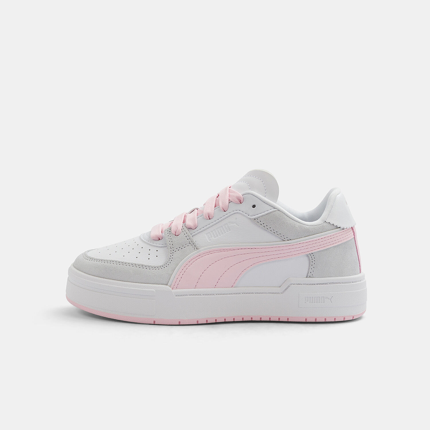 Puma bianche e rosa sales
