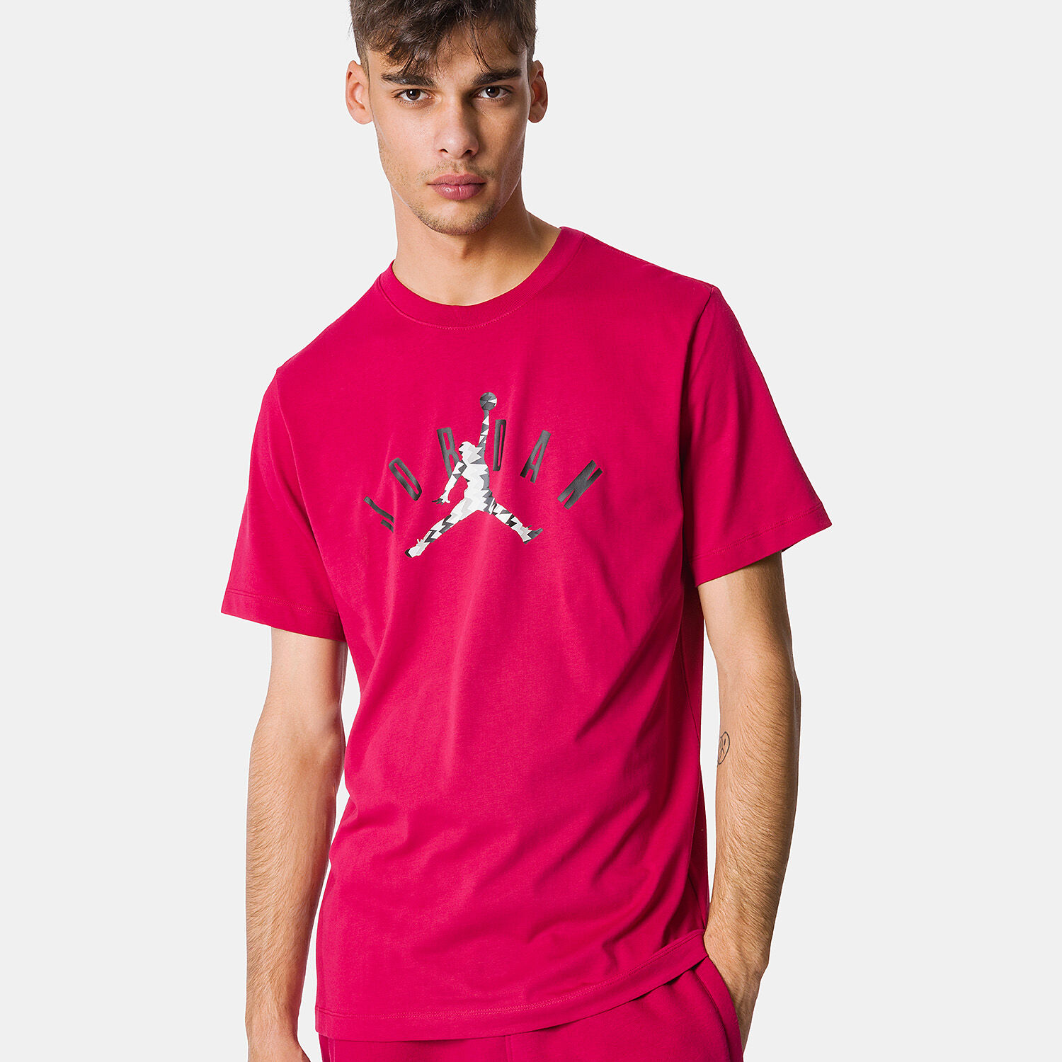 T shirt jordan uomo rosso deals