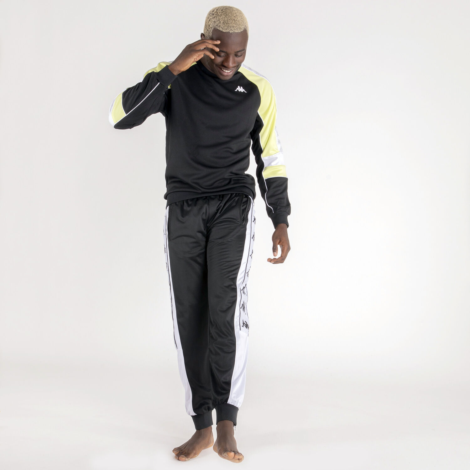 Felpa kappa originals nera top