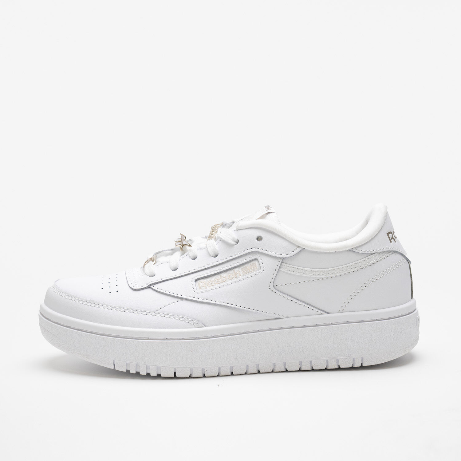 Reebok bianche e oro online