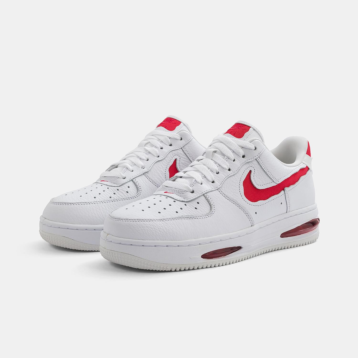 Nike Air Force 1 Low EVO bianche e rosse AW LAB