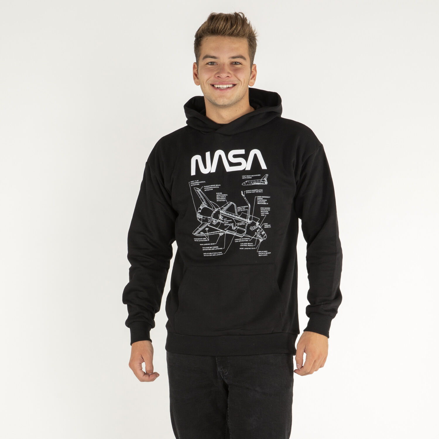 Nasa felpa bianca hotsell