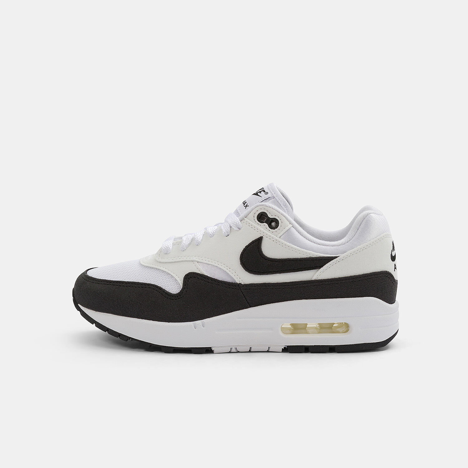 Nike Air Max 1 bianche nere e grigie AW LAB