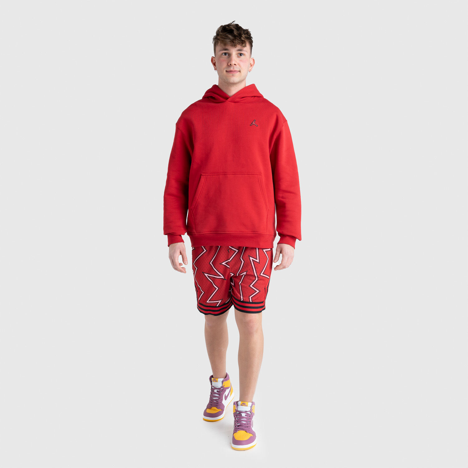 Pantaloncini jordan neri e rossi sales