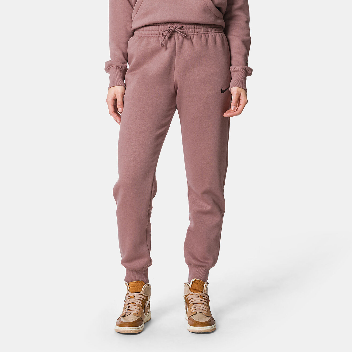 Pantaloni Nike Sportswear Phoenix Fleece marroni AW LAB