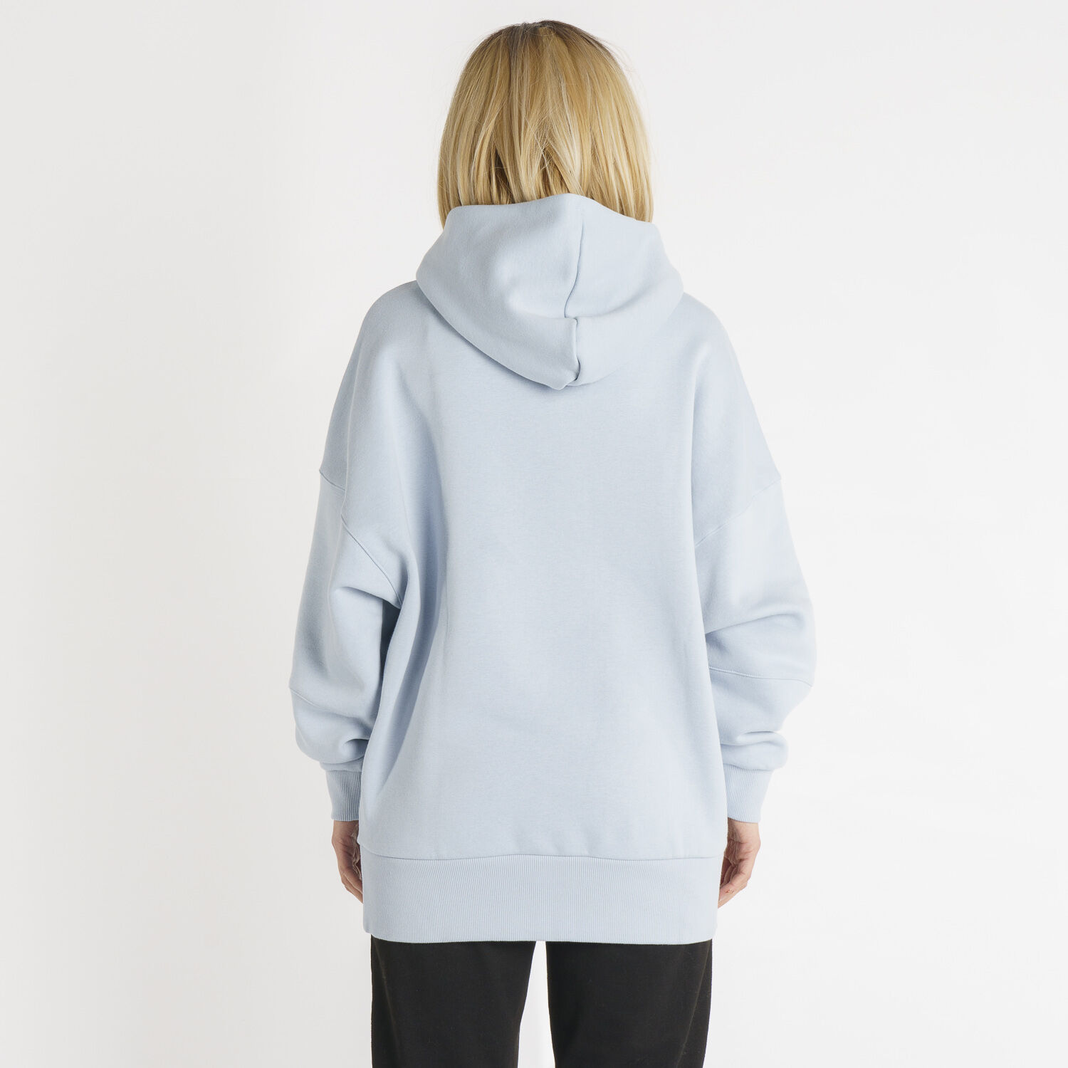 Felpa Reebok con cappuccio Retro Oversize celeste AW LAB
