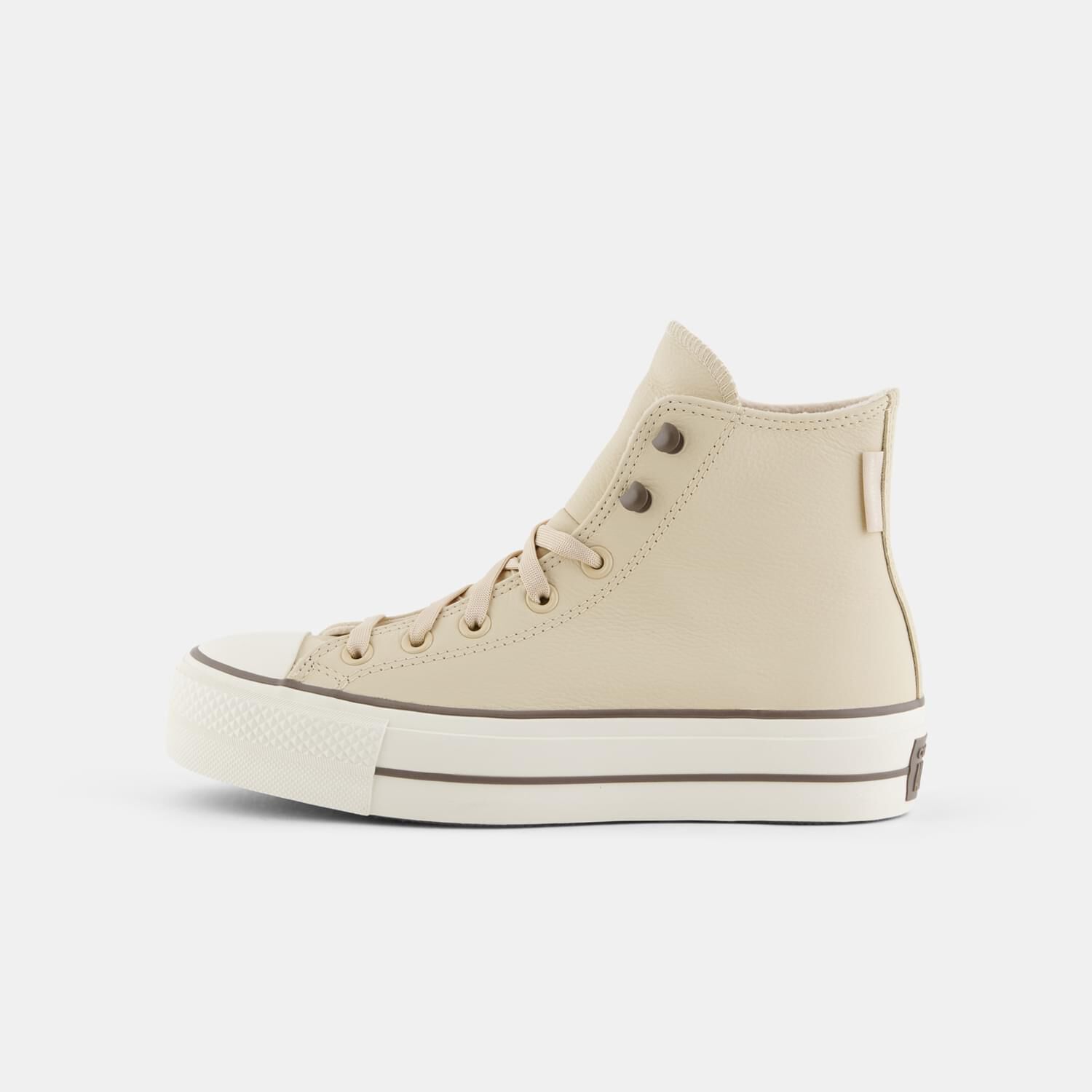 Converse Chuck Tayor All Star Lift Platform Weatherized Leather beige AW LAB