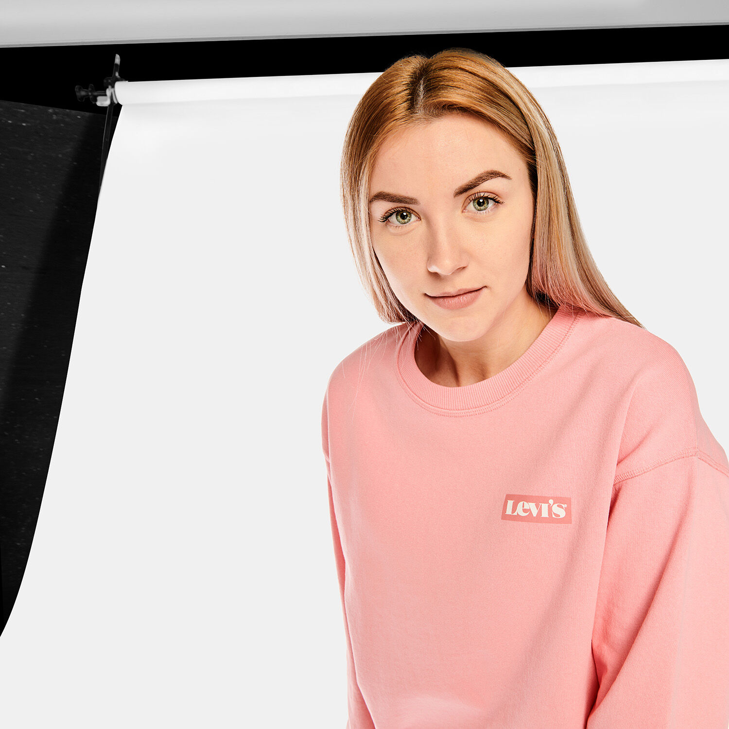 Levis felpa rosa store