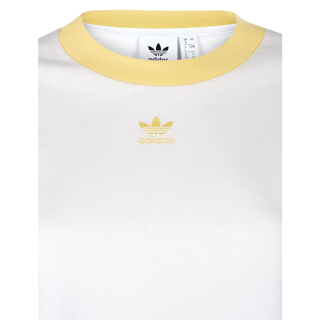 Crop top cheap adidas bianco