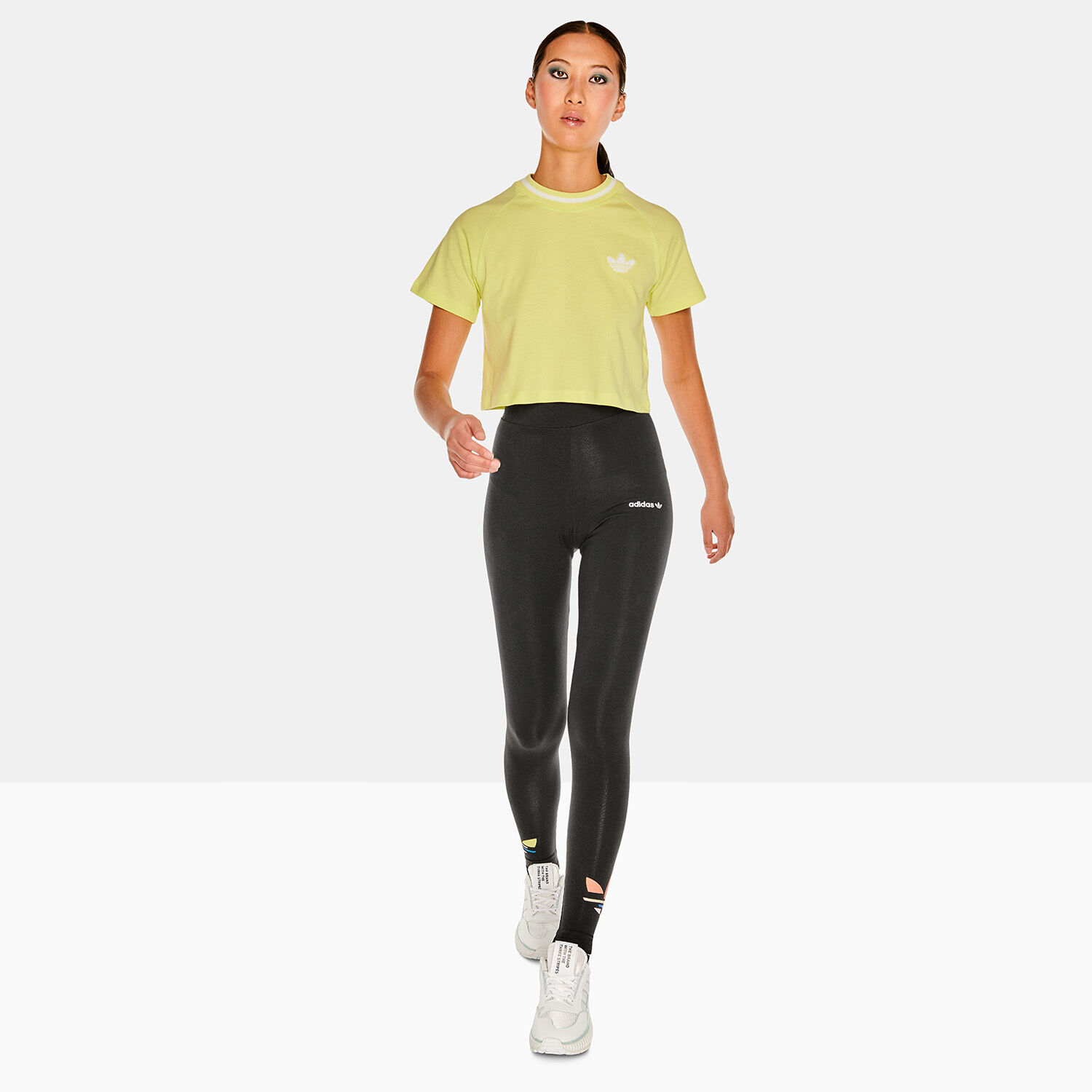 Leggings top adidas colorati