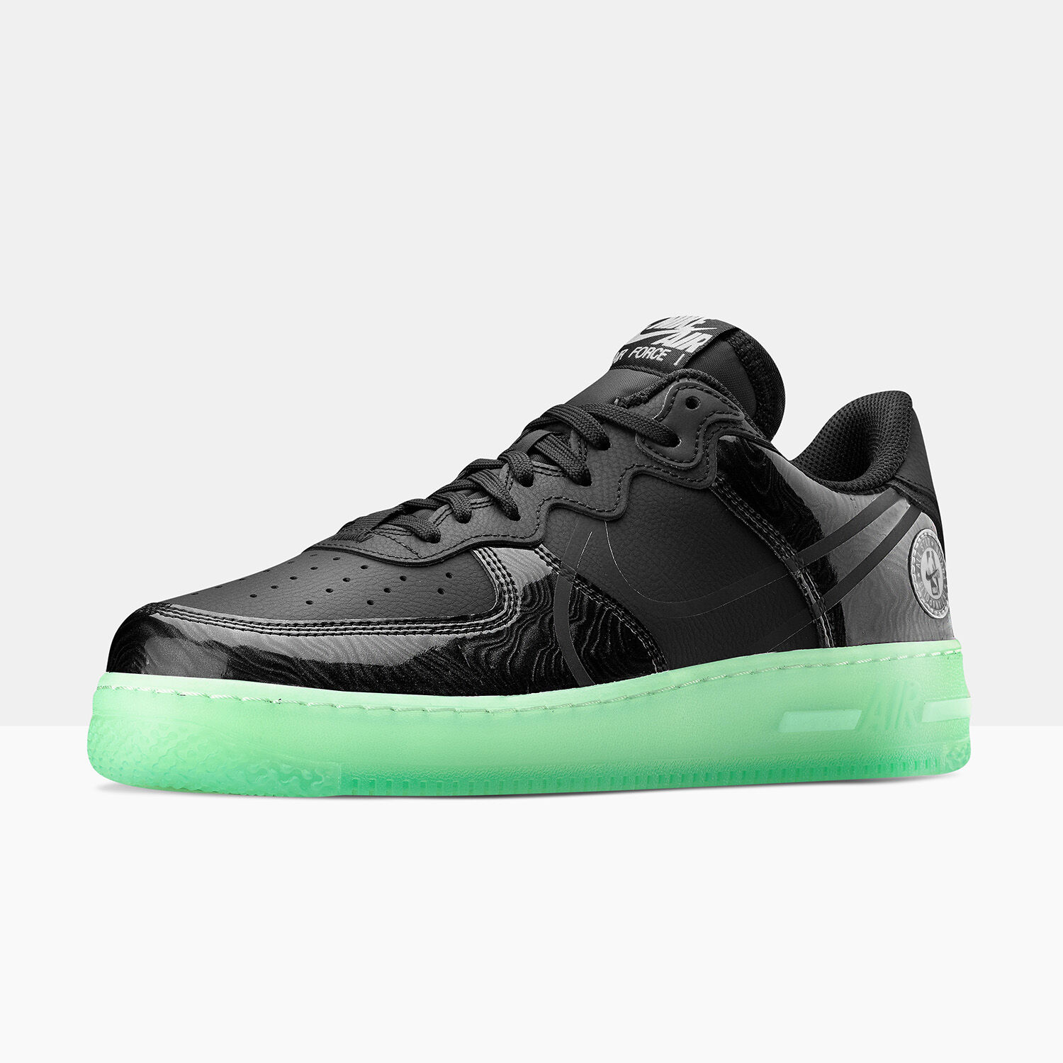 Nike air force nere con suola bianca sales