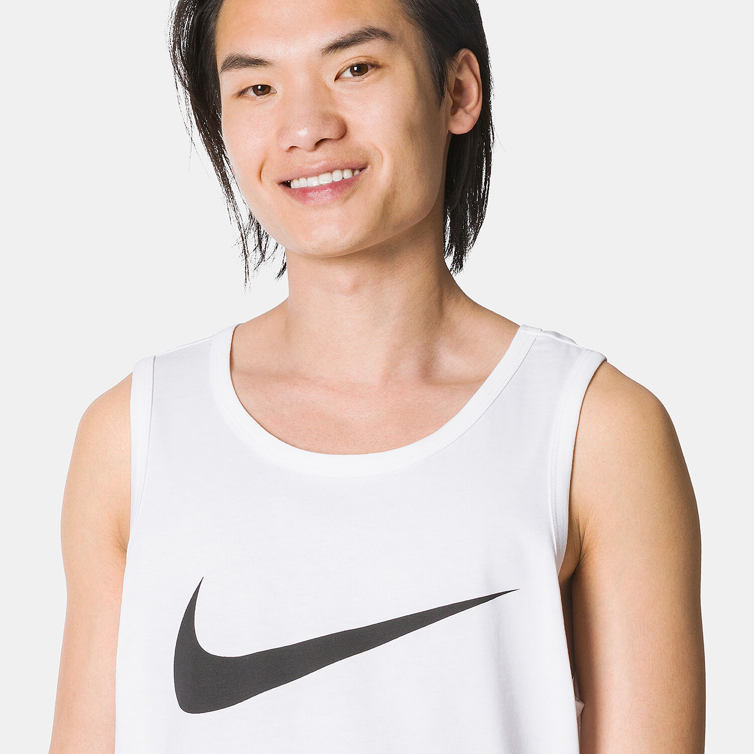 Canotta Nike Sportswear bianca e nera AW LAB