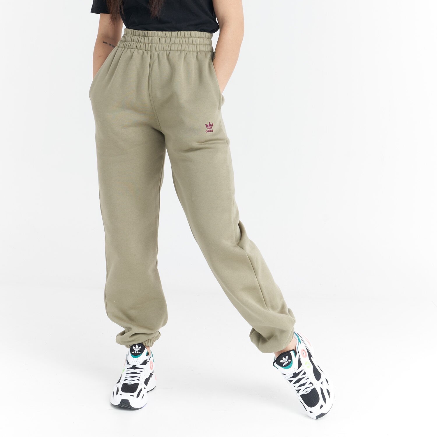 Adidas pantaloni top donna verde