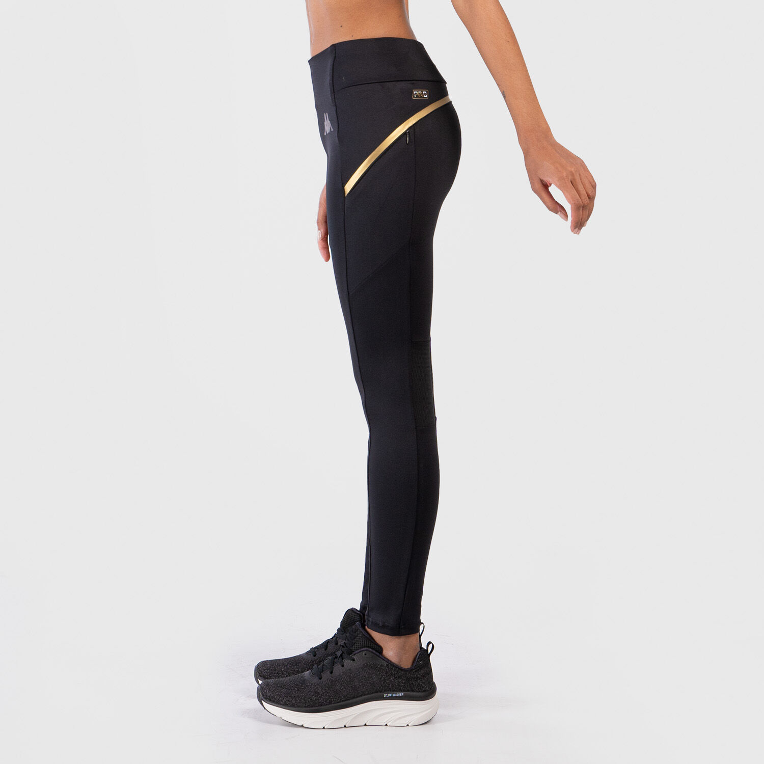 Pantalone kappa nero e sale oro