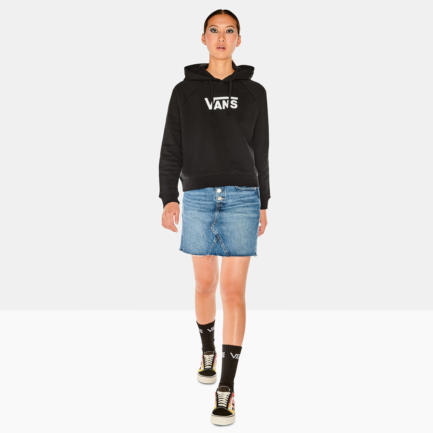 Felpa vans nera e bianca best sale