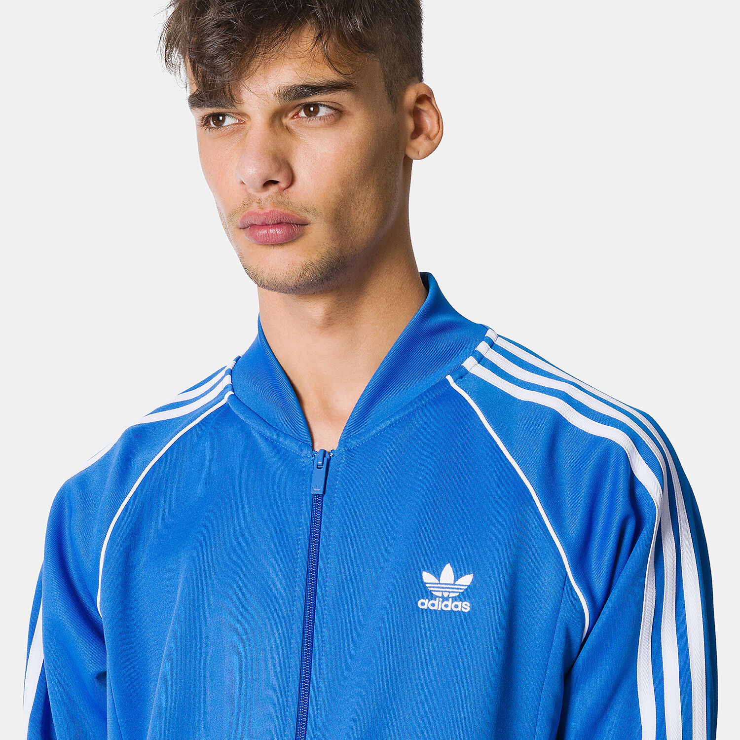Felpa on sale adidas blu