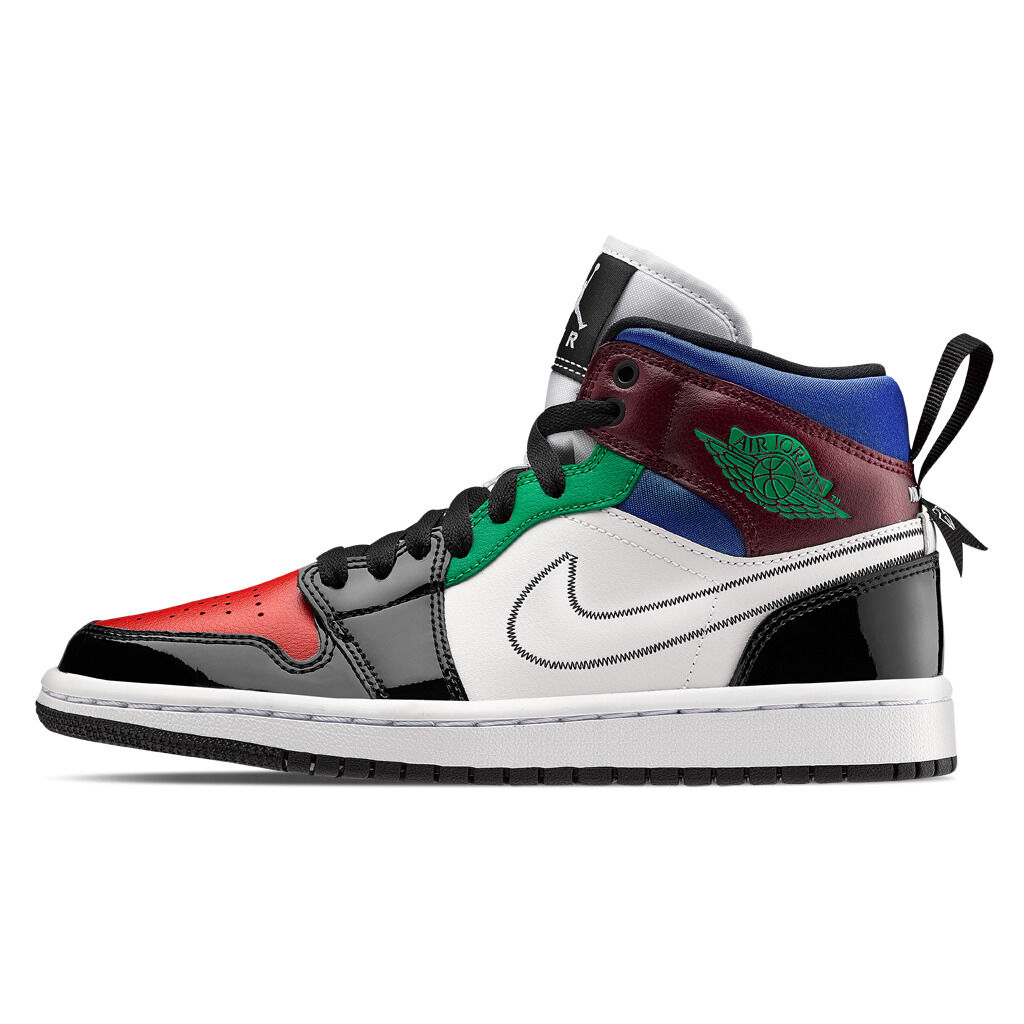 Air Jordan 1 Mid Wmn multicolor AW LAB