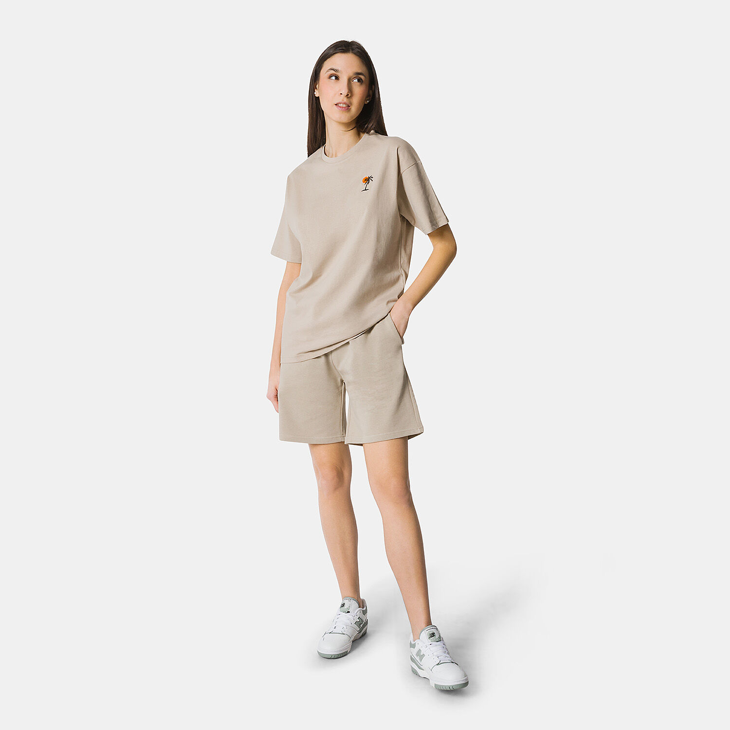 Shorts AW LAB Basic beige AW LAB