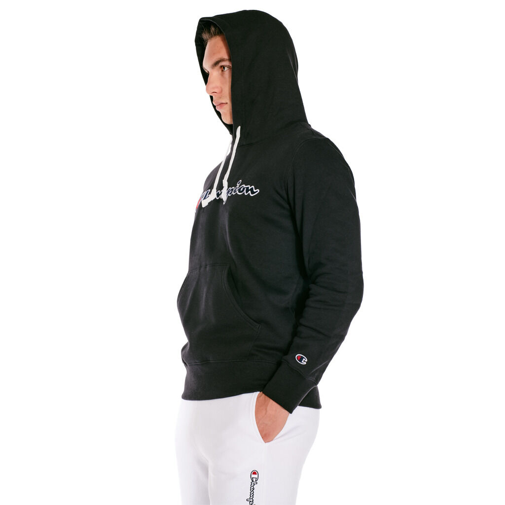 Felpa Champion Hoodie nera AW LAB
