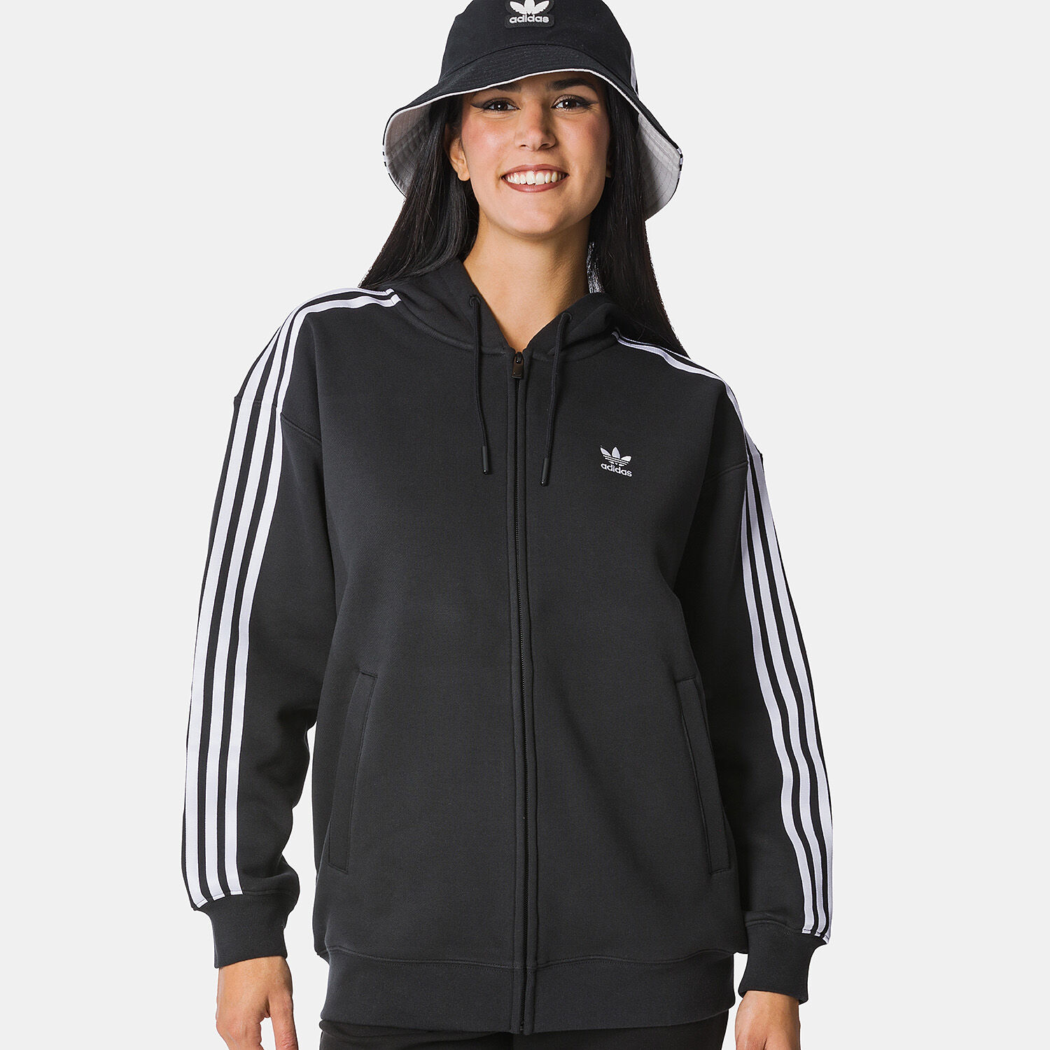 Felpa adidas senza store cerniera