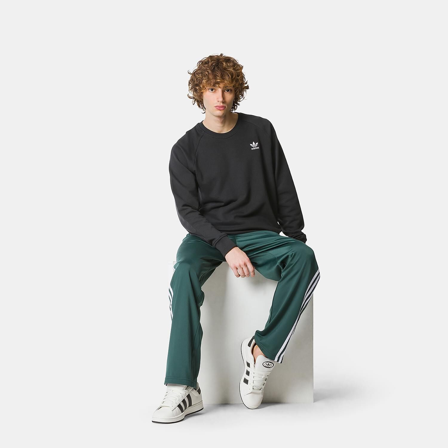 Felpa adidas trefoil uomo outlet