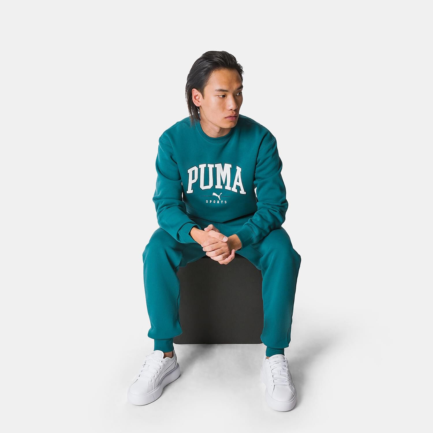 Felpa puma verde prezzo new arrivals