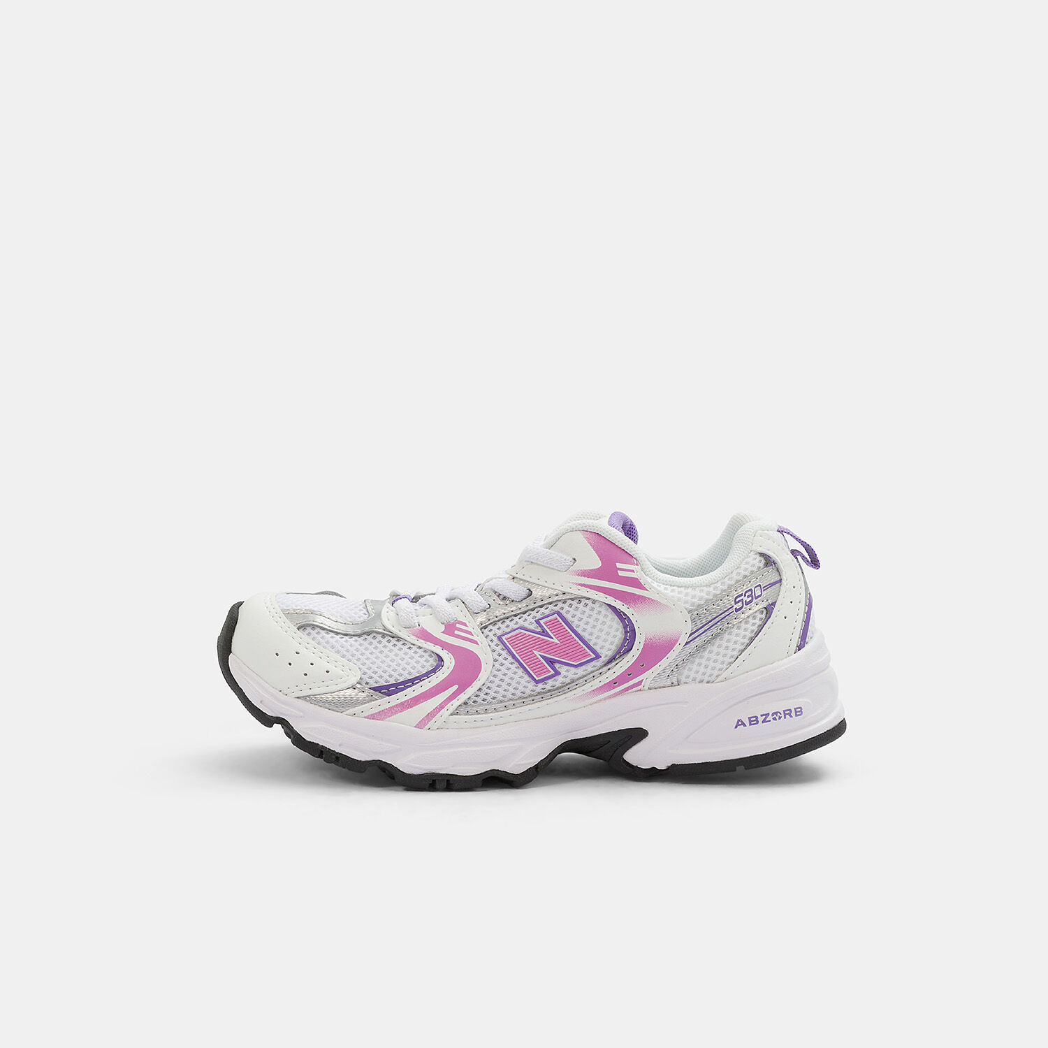 New Balance 530 bianche rosa e viola AW LAB
