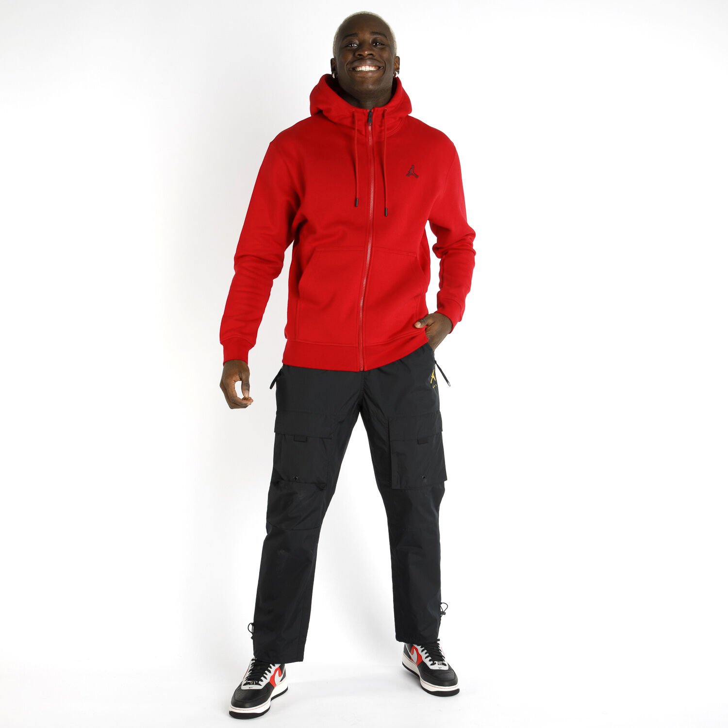 Felpa air outlet jordan rossa