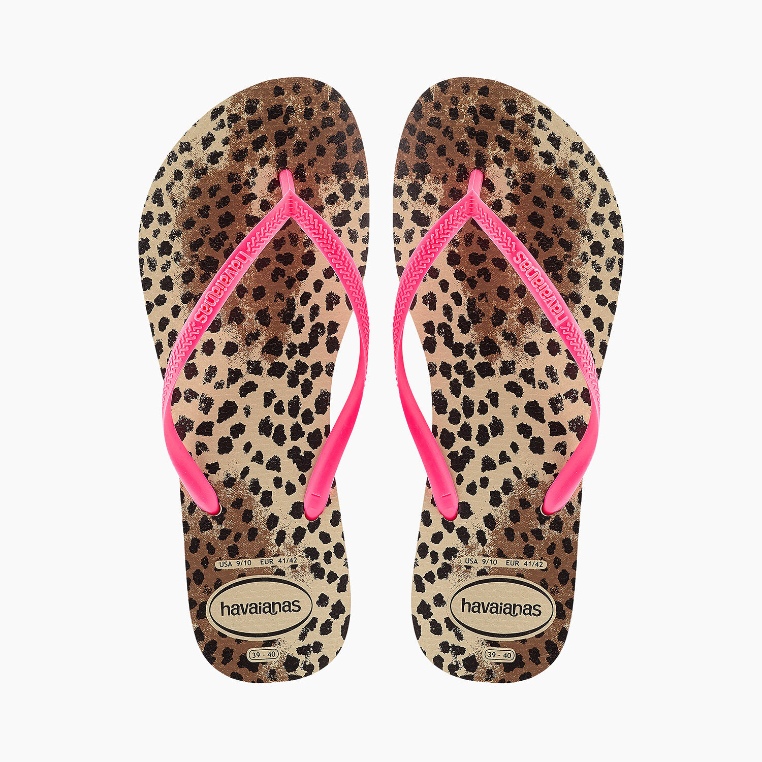 Havaianas slim cheap animal coral