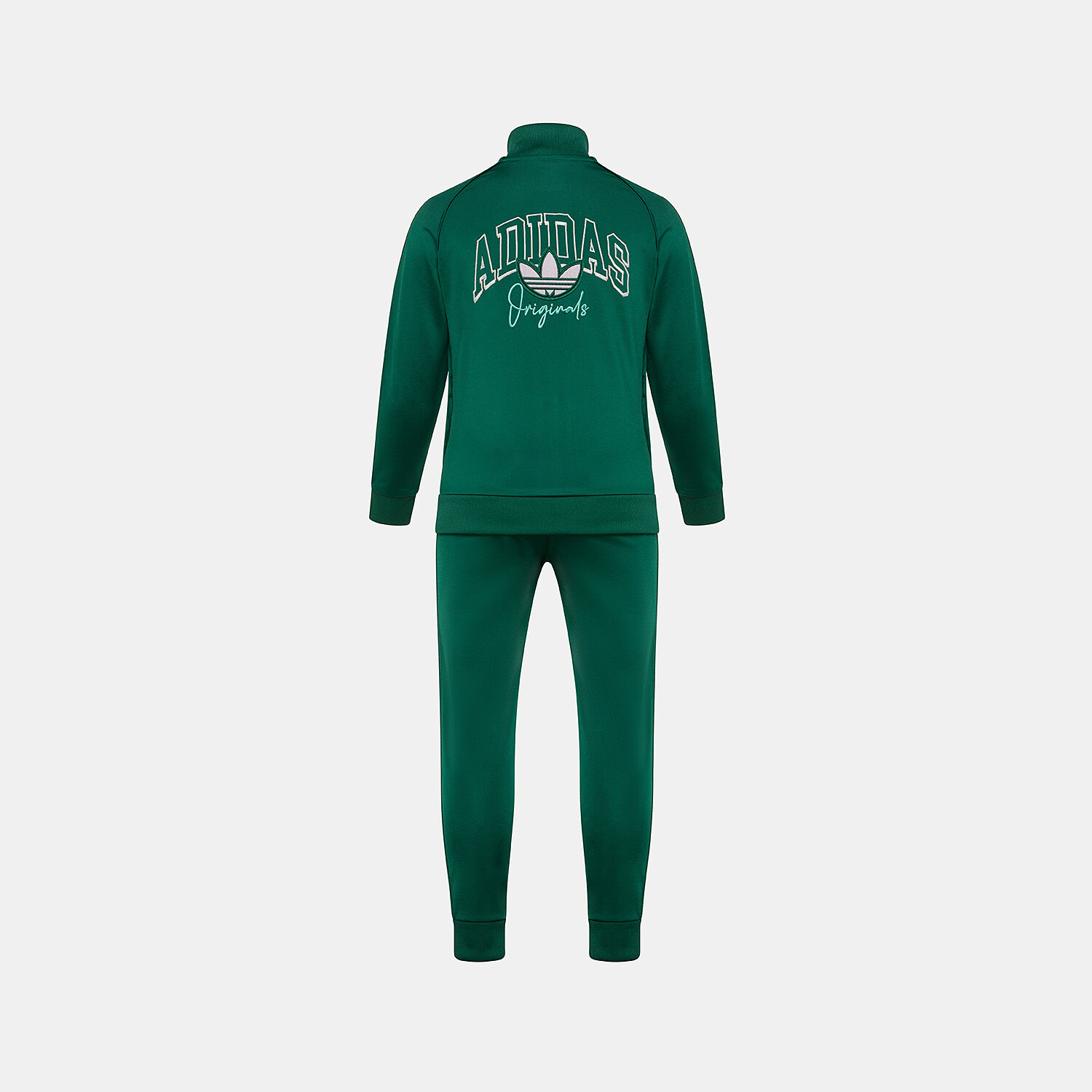 Tuta adidas verde e sales bianca