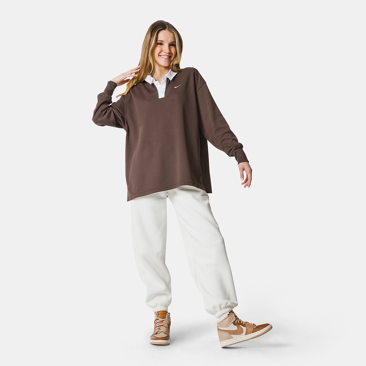Polo nike uomo marrone store
