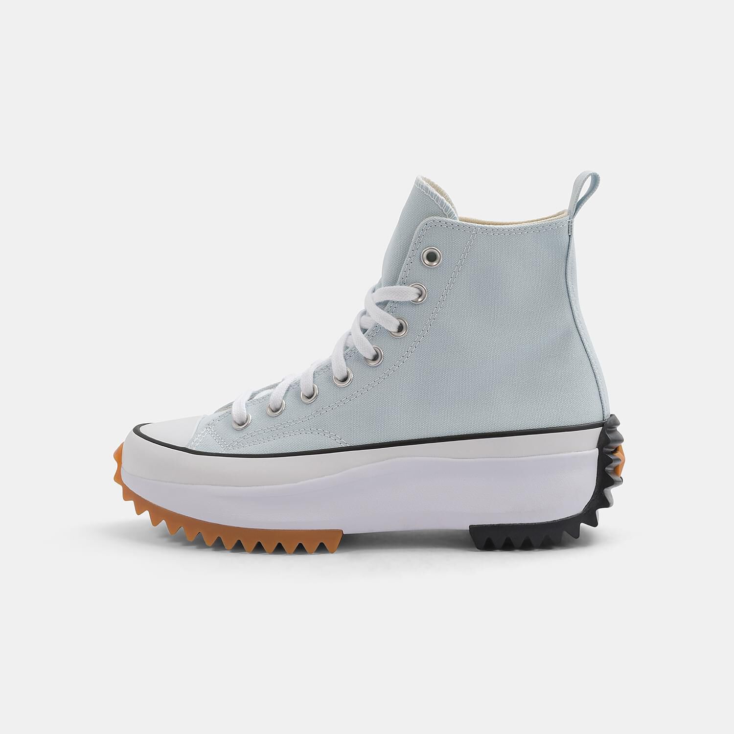 Converse Run Star Hike Platform celesti bianche e nere AW LAB