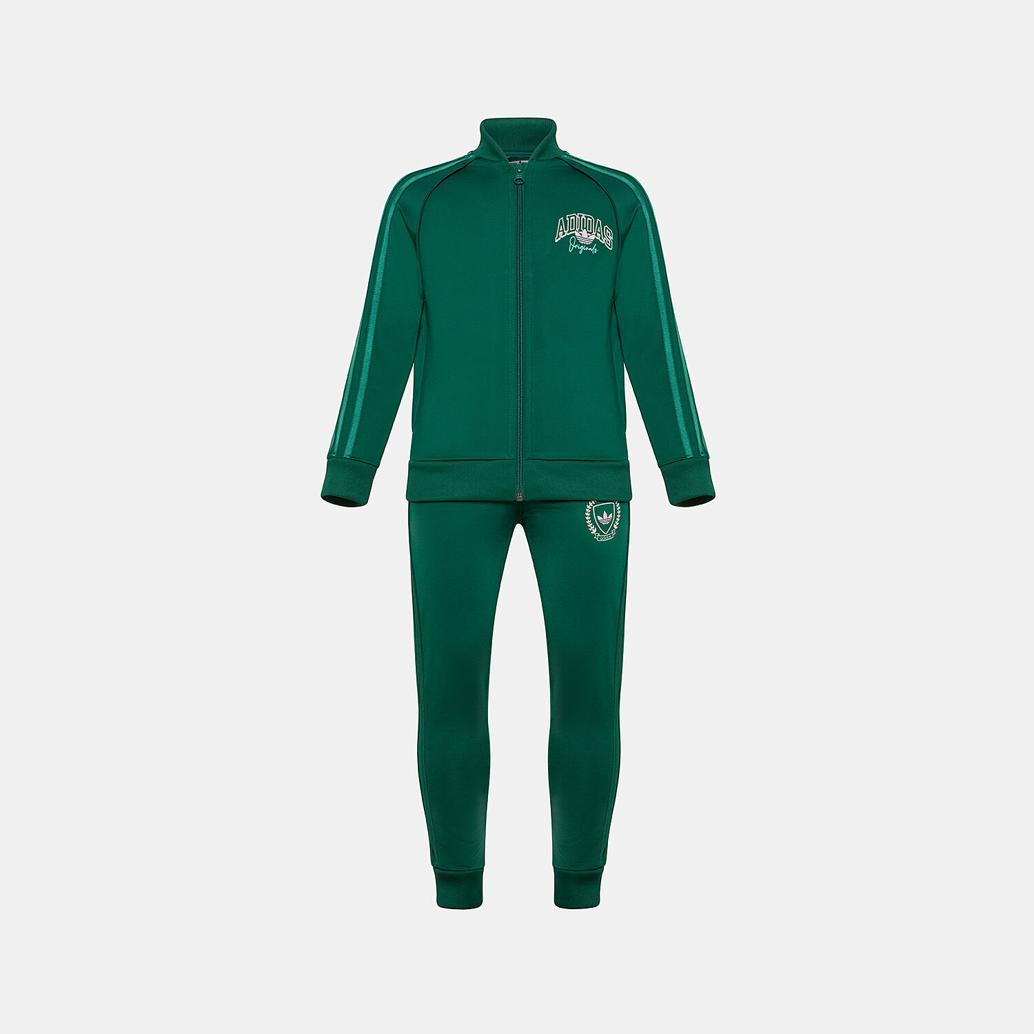 Tuta adidas verde e bianca online