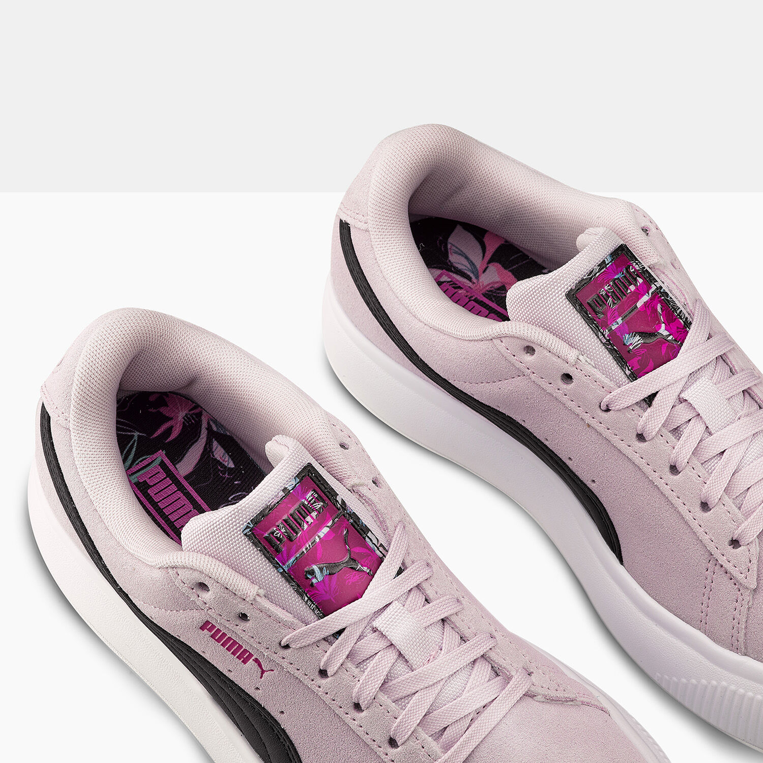 Scarpe puma outlet suede rosa