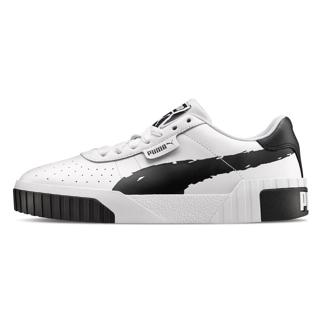 Puma cali nere e bianche cheap