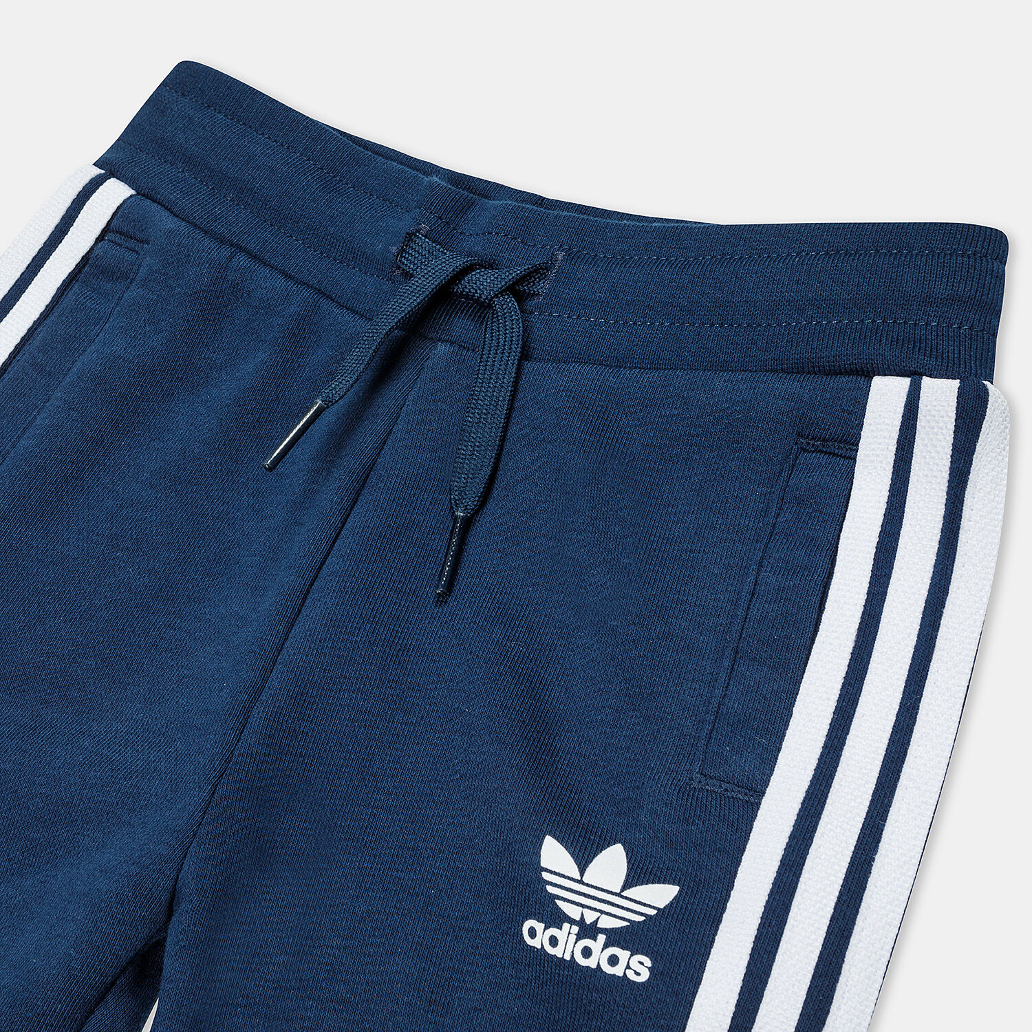 Completo adidas Crew neonati blu e bianco AW LAB