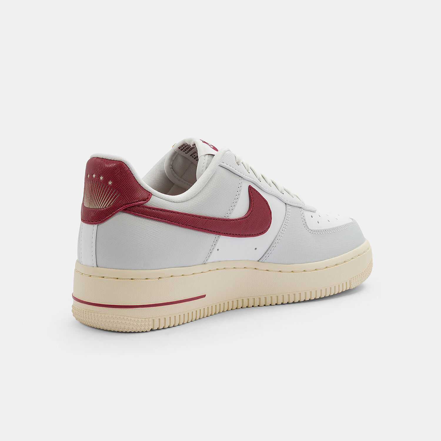 Nike bianche baffo rosso on sale