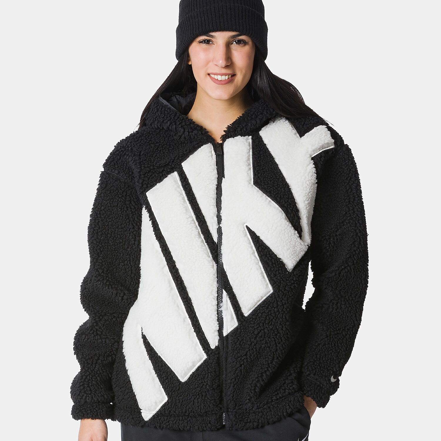 Giacca nike bianca e nera clearance