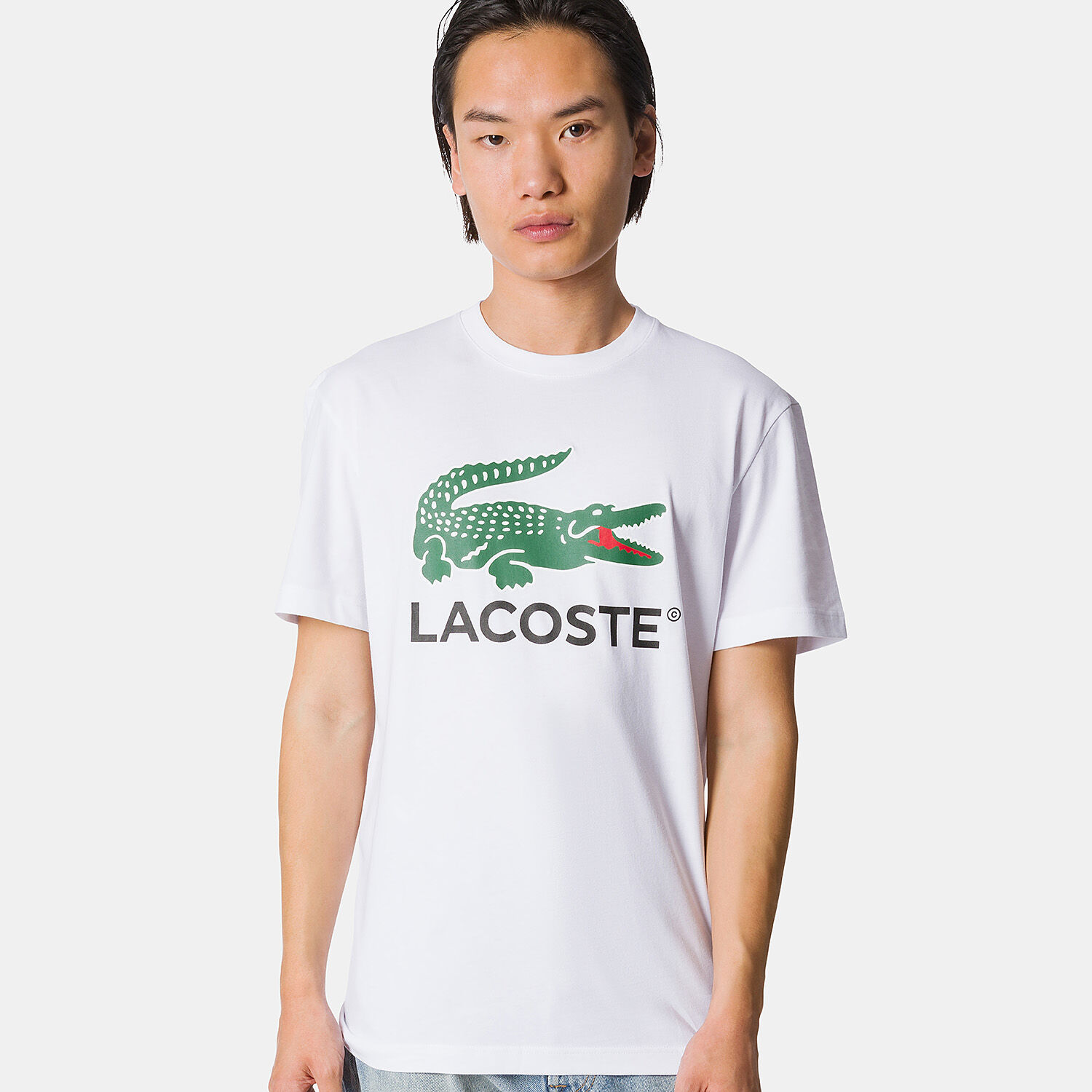 T shirt Lacoste bianca AW LAB