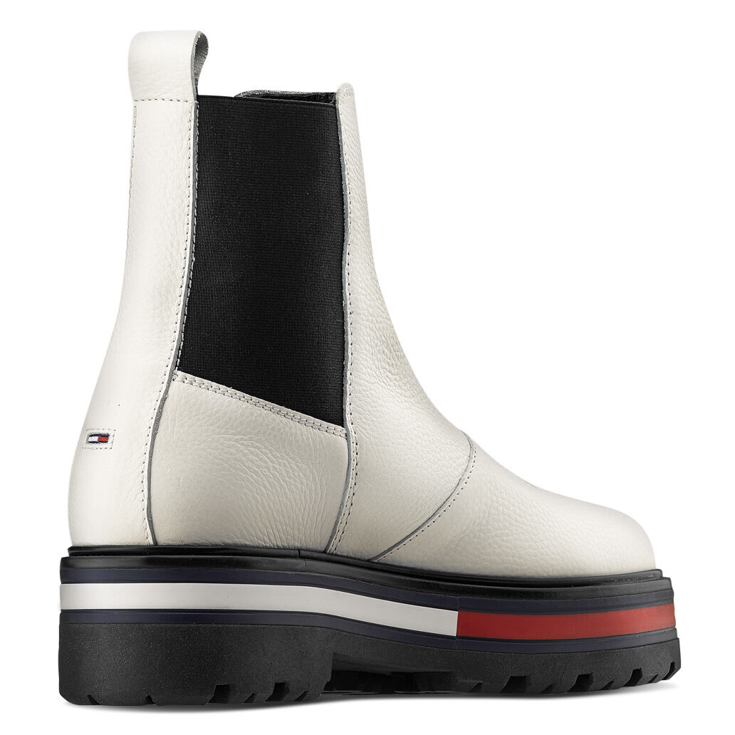 SCARPONCINI TOMMY HILFIGER bianchi neri e rossi AW LAB