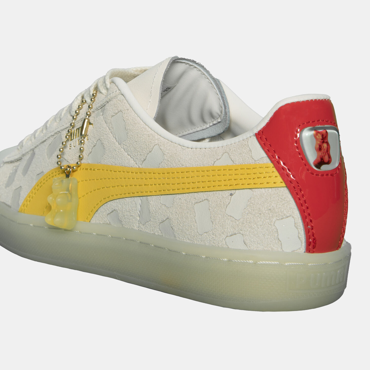Puma suede outlet platform bambino giallo