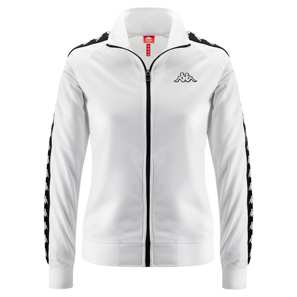 Felpa kappa bianca donna shop