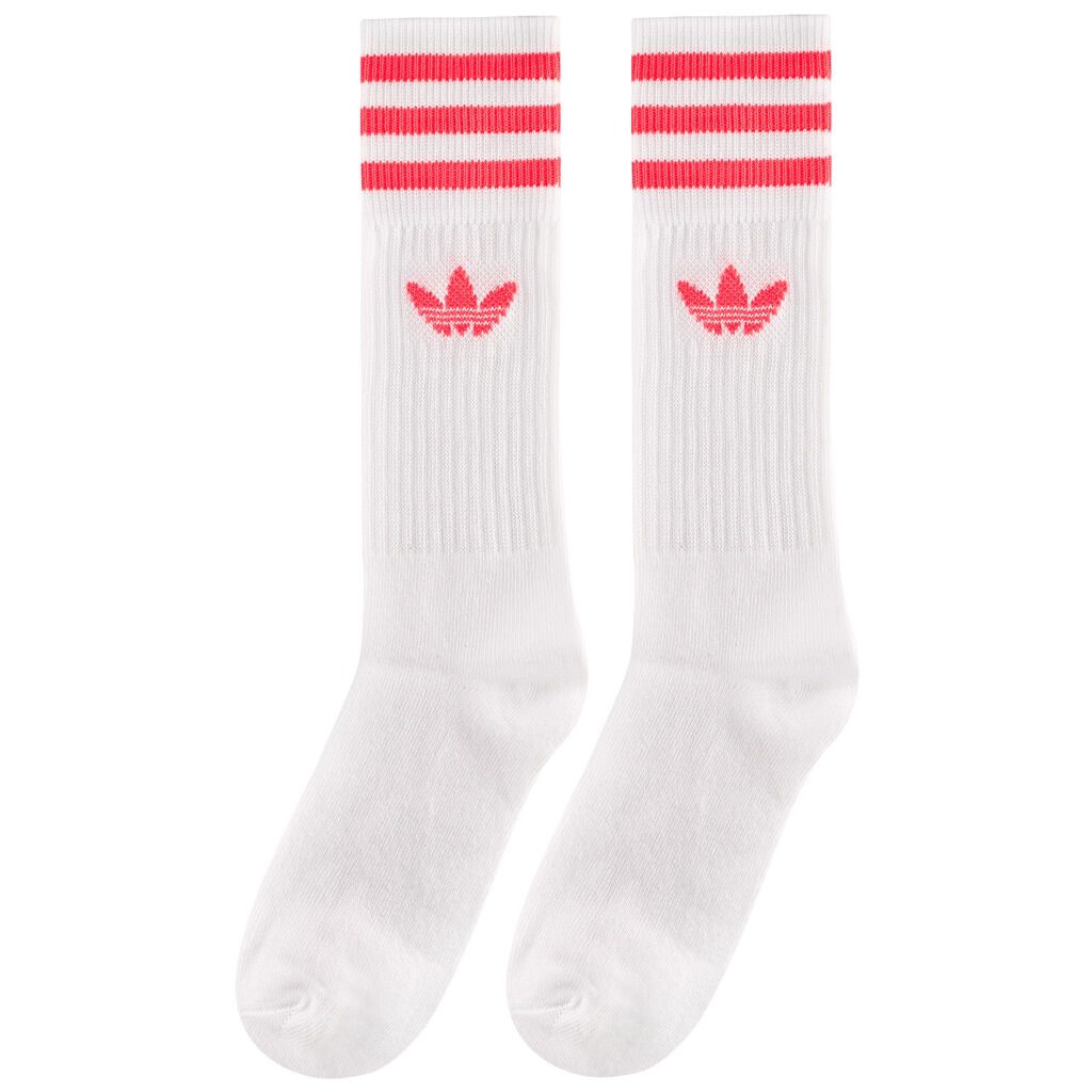 Calzini adidas neri e rossi top