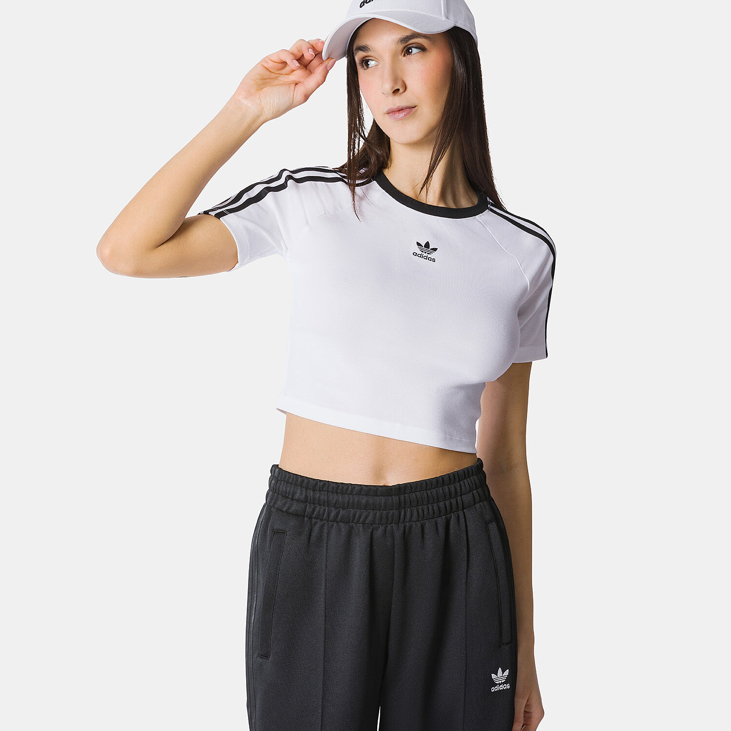 T shirt adidas 3 Striper Baby bianca e nera AW LAB
