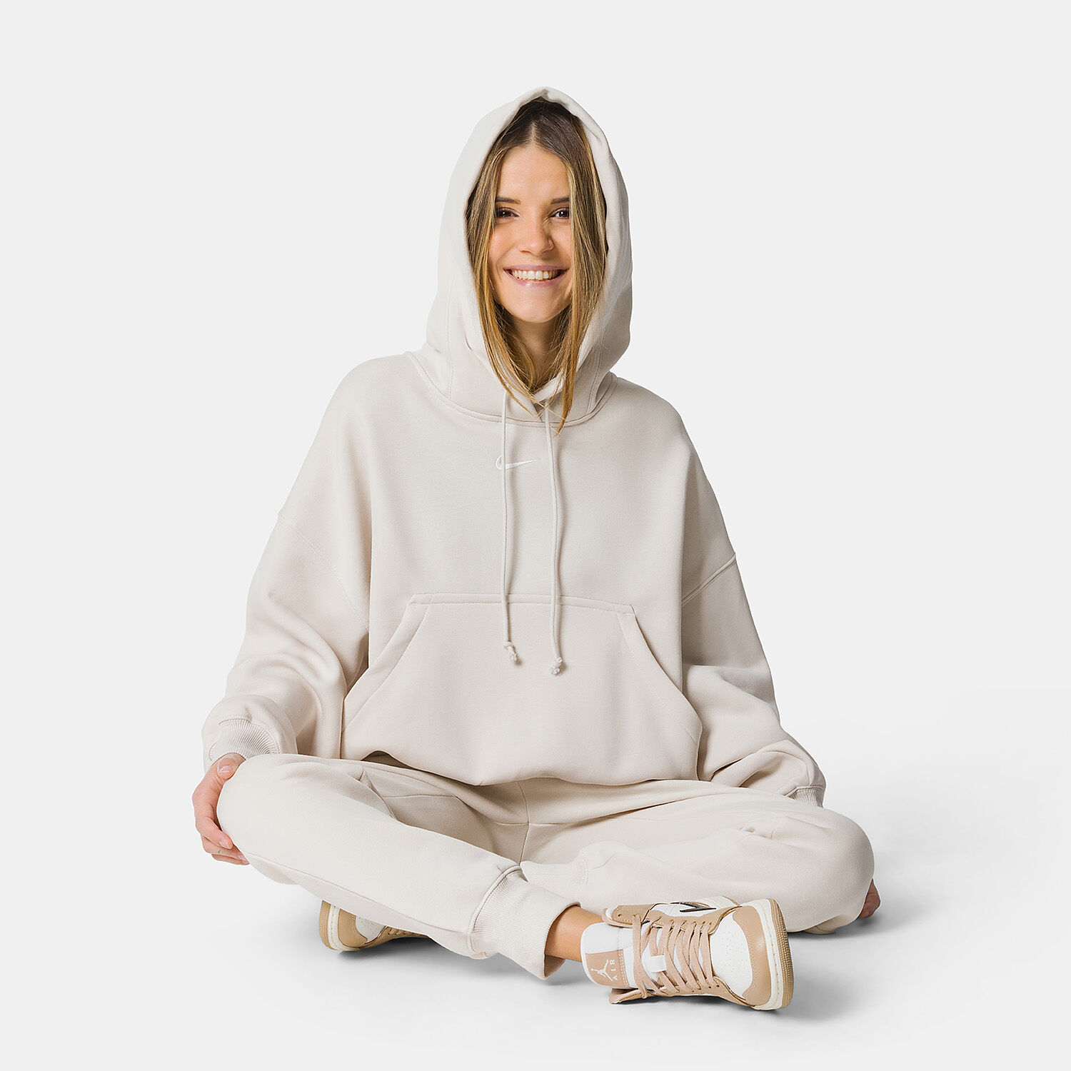 Felpa nike beige online