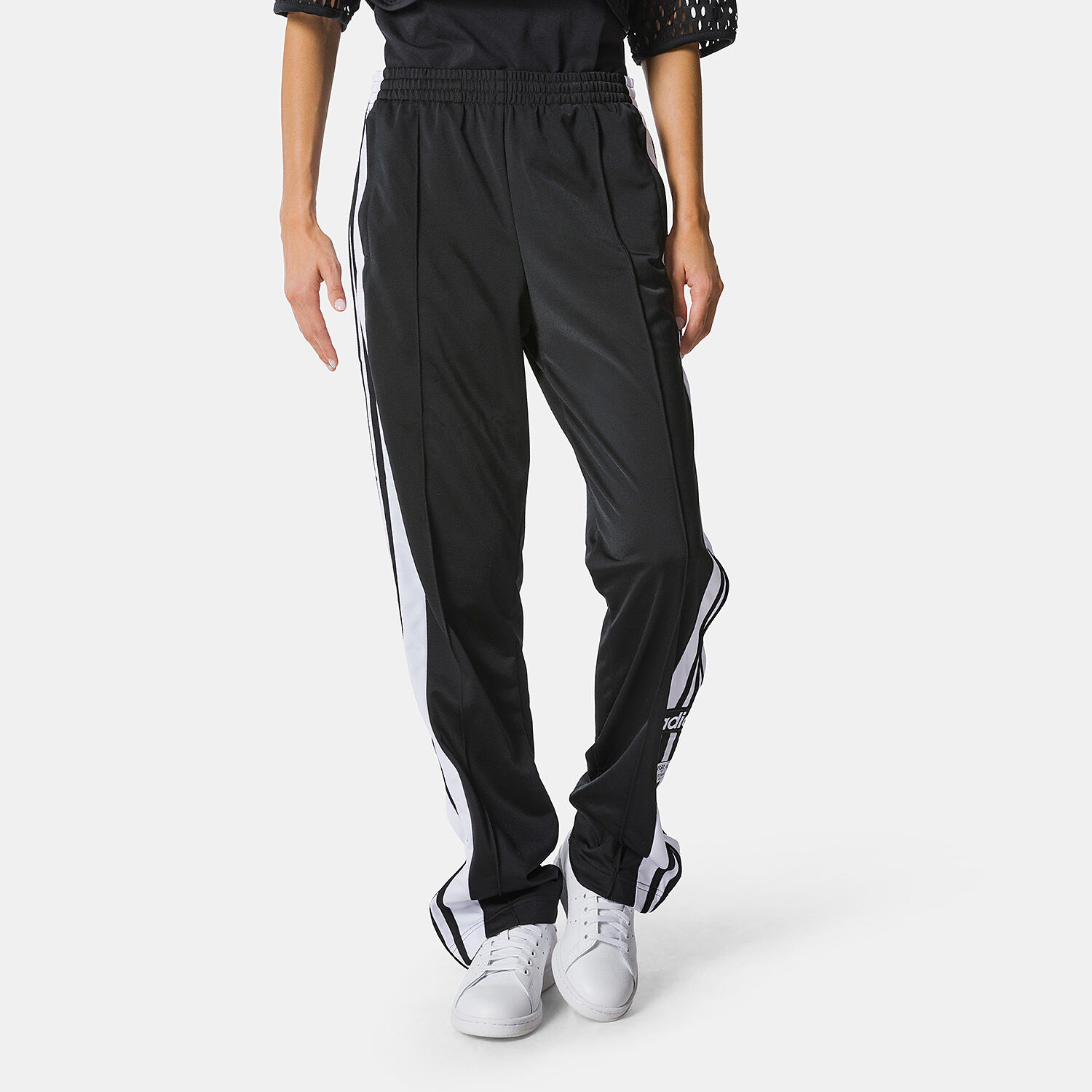 Pantaloni adidas adicolor Classics adibreak neri e bianchi AW LAB