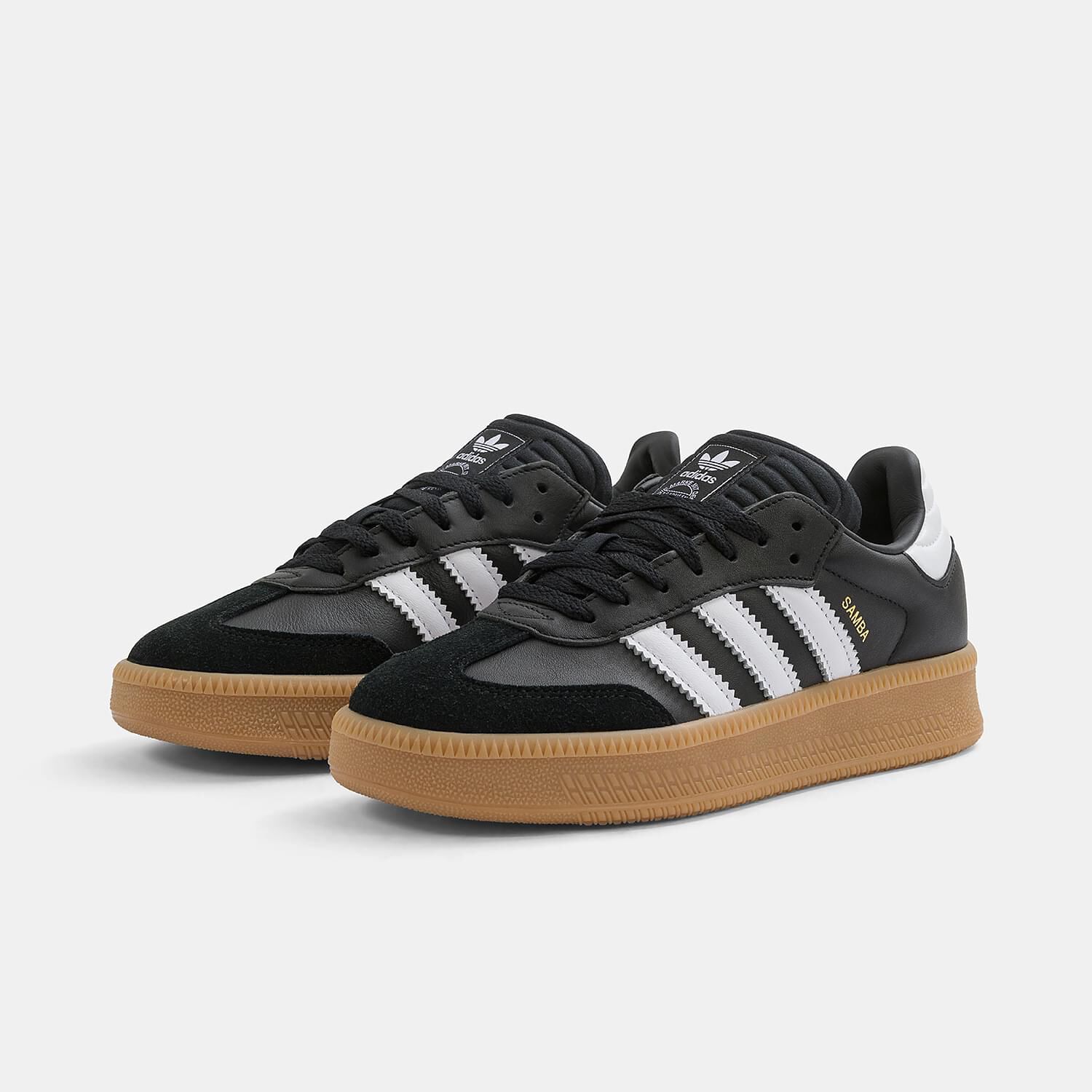 Adidas samba orange black clearance